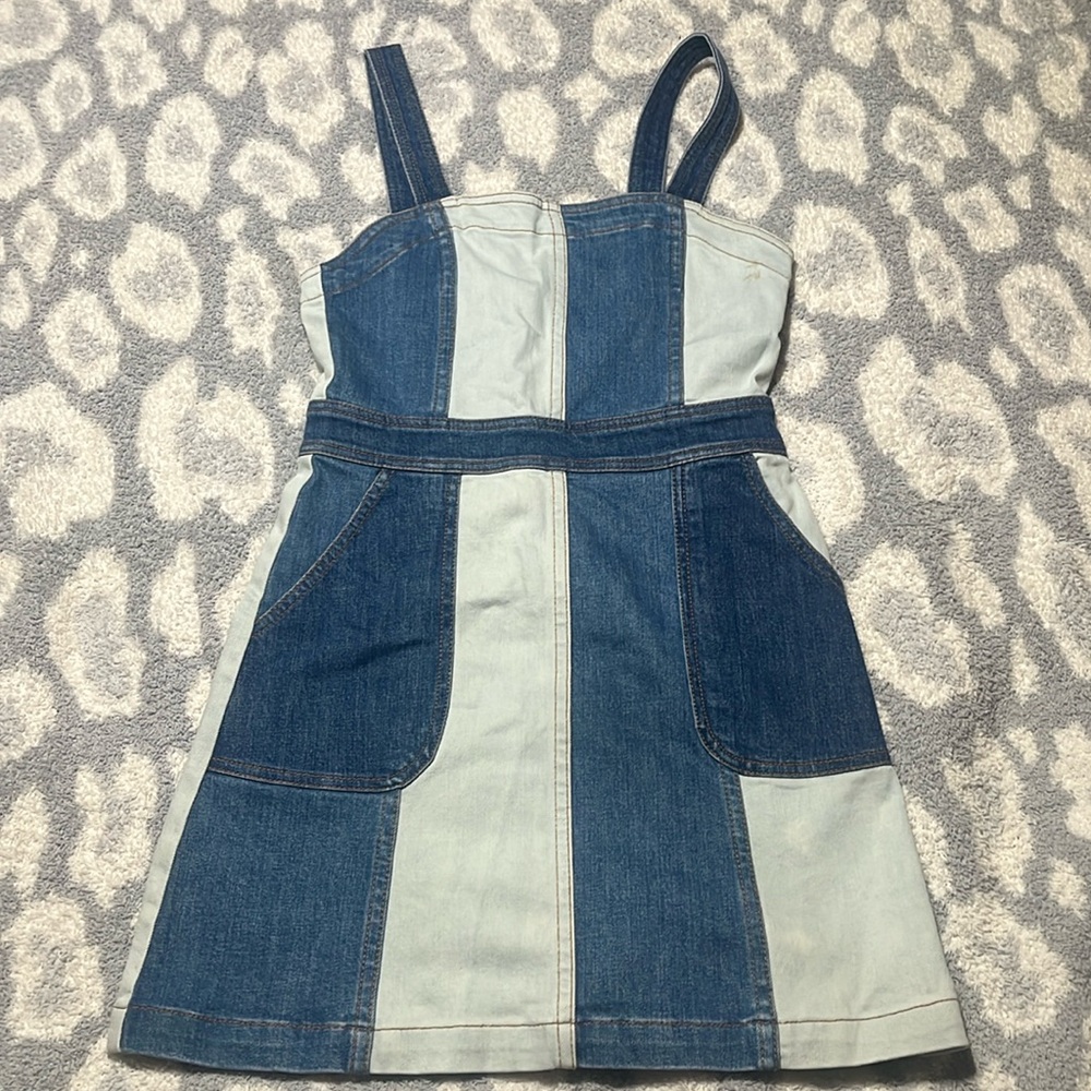 Jean mini dress